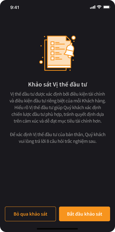 Lựa chọn đăng ký Sản phẩm dịch vụ