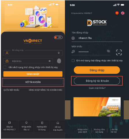 Hướng dẫn mở tài khoản trực tuyến trên Mobile App