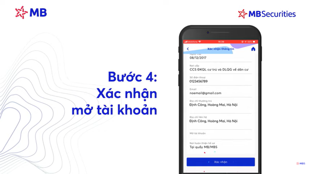 Mở Tài Khoản Chứng Khoán MBS: Hướng Dẫn Chi Tiết và Thông Tin Cần Biết Mới Nhất 2024 33 Nhập mã OTP là hoàn thành