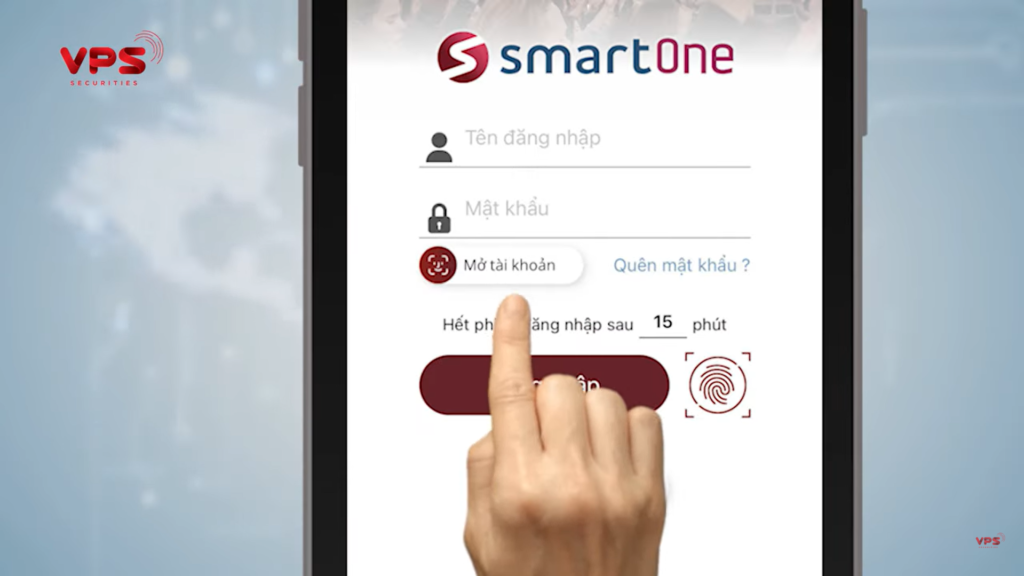 Sàn Chứng Khoán VPS 10 Truy cập ứng dụng Smartone