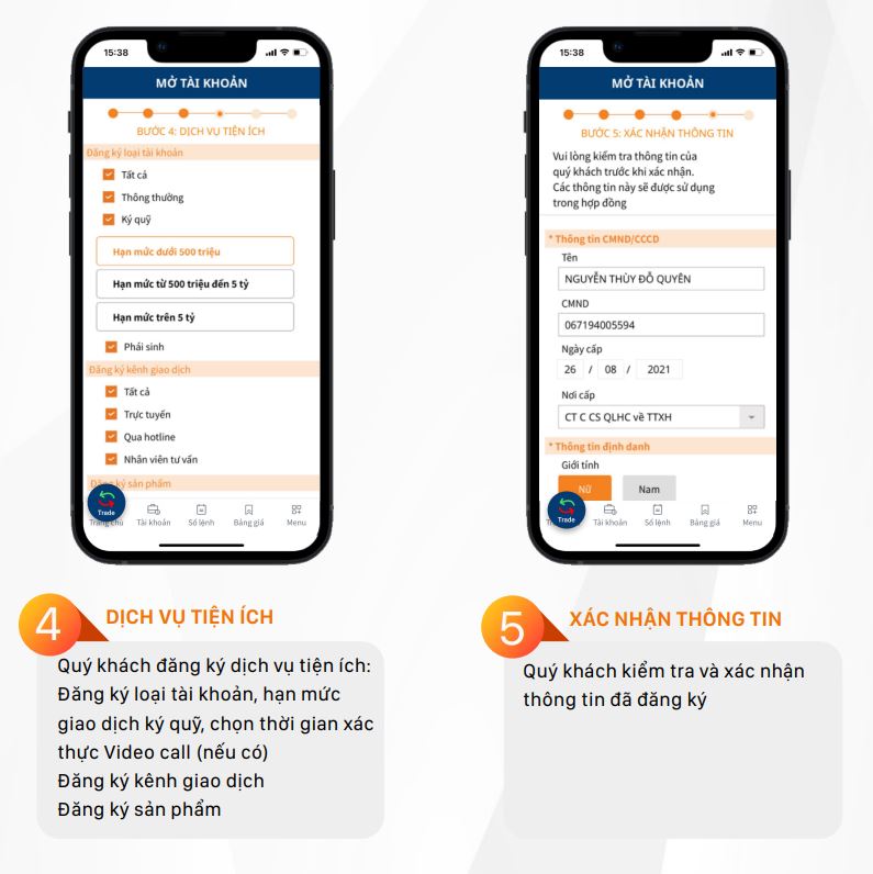 Hướng Dẫn Mở Tài Khoản Chứng Khoán Mirae Asset Online Mới Nhất 2024 25 Điền đầy đủ thông tin rồi xấc nhận