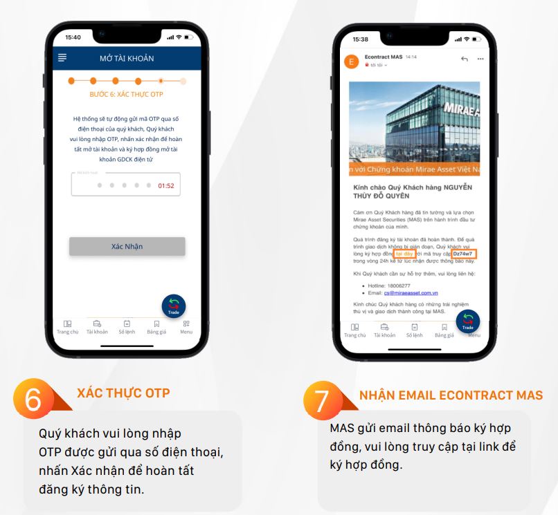 Hướng Dẫn Mở Tài Khoản Chứng Khoán Mirae Asset Online Mới Nhất 2024 26 Xác thực OTP