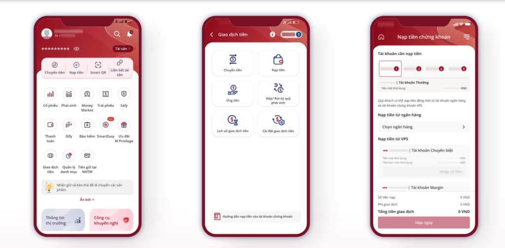 Hướng Dẫn Nạp Tiền Vào Tài Khoản Chứng Khoán VPS Từ Ngân Hàng BIDV Bằng Ứng Dụng Smartone Mới Nhất 2024 12 Chọn tài khoản chứng khoán cần nạp tiền
