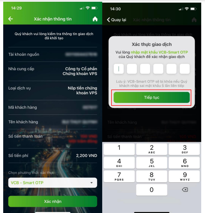 Xác thực giao dịch